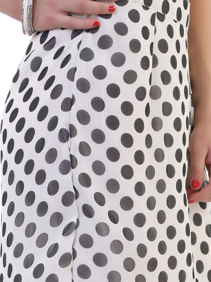Big Dots White Skirt