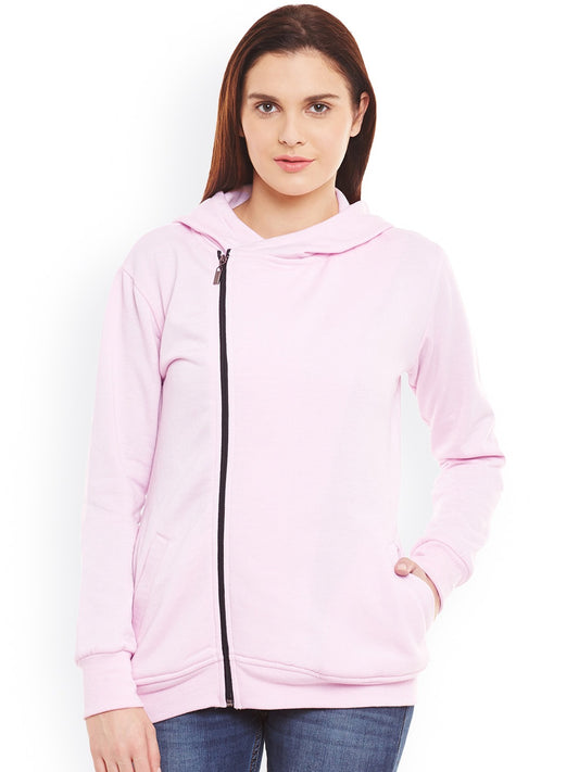 Stylish and cozy Pink Fleece Jacket by Belle Fille