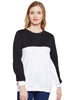 Stylish and cozy Black & White Fleece Sweatshirt by Belle Fille