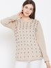 Stylish and cozy Beige Fleece Sweatshirt by Belle Fille