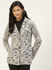 Stylish and cozy Melange Cotton Coat by Belle Fille