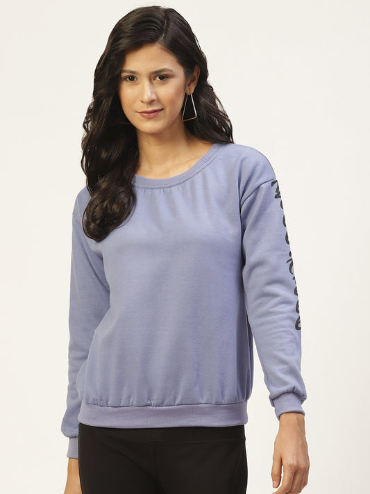 Stylish and cozy Powder Blue Fleece Sweatshirt by Belle Fille
