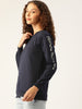 Stylish and cozy Navy Blue Fleece Sweatshirt by Belle Fille