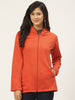 Stylish and cozy Orange Fleece Jacket by Belle Fille
