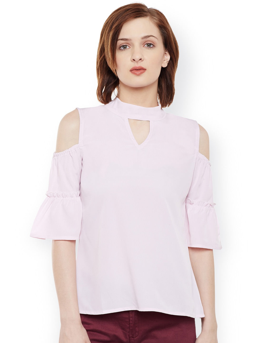 Pink Polyester Top